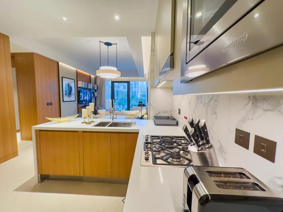 The Address Residences Dubai Opera , Full Burj Khalifa View , Luxurious 2Br 0*,